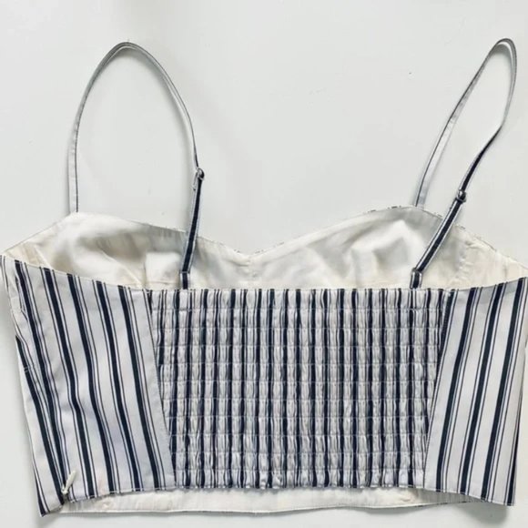 NEW Theory Ventura Cotton  Striped Bustier Cami size S - Picture 9 of 9